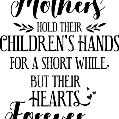 Mother hold their Childs hand Mom Thumbnail