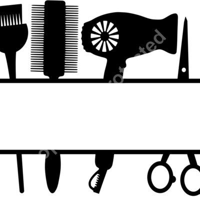 pain hairdresser split monogram frame Thumbnail