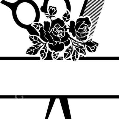 split scissors circle monogram Thumbnail