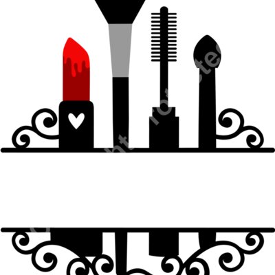 swirly split makeup frame Thumbnail