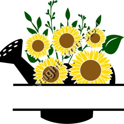 sunflower can multi colored split Thumbnail