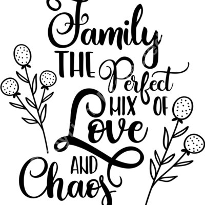 family the perfect mix of love and chaos Thumbnail
