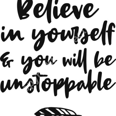 Believe in yourself and you will be Thumbnail