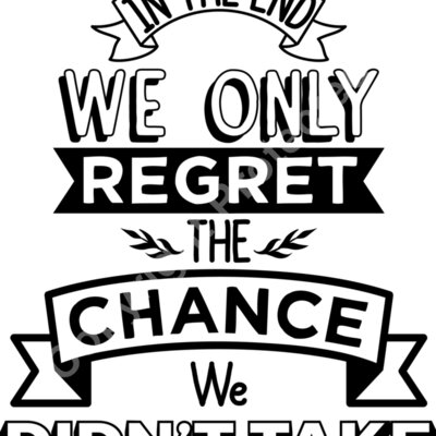 In the end we only regret the chances Thumbnail