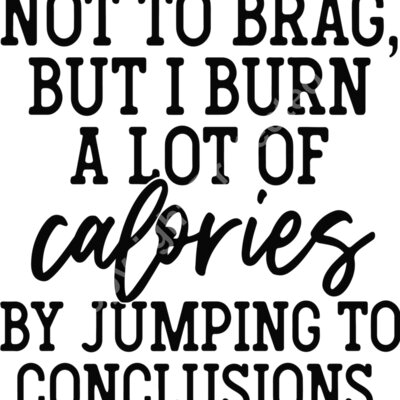 burn a lot of calories by jumping to conclusions Thumbnail