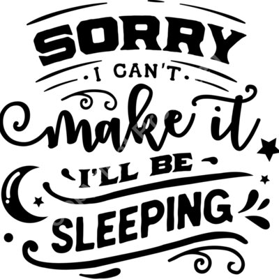 Sorry I cant make it Thumbnail