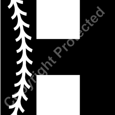 Baseball Alphabet H left Thumbnail