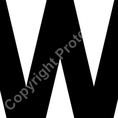 Baseball Alphabet W center Thumbnail