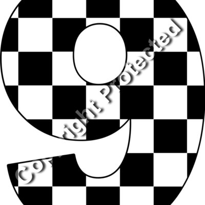 checkered numbers  10  Thumbnail
