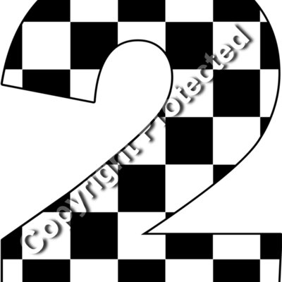 checkered numbers  3  Thumbnail