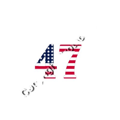 Kamala Harris 2024 American flag design graphic 47 Thumbnail