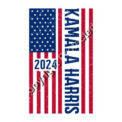 kamala harris 2024 american flag election theme artwork Thumbnail