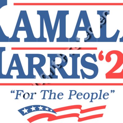 Kamala Harris 2024 campaign graphic featuring text and American flag elements    kamala harris 2 Thumbnail