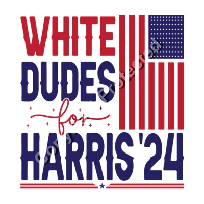 white dudes for harris 2024 political supportartwork Thumbnail