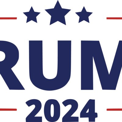 trump 2024 election campaign graphics red white blue Thumbnail