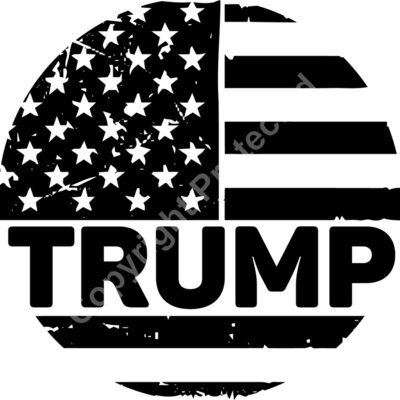 trump 2024 election campaign symbol vintage style design Thumbnail