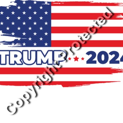 trump american flag 2024 election themed graphics Thumbnail