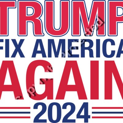 trump fix america again 2024 election campaign banner Thumbnail