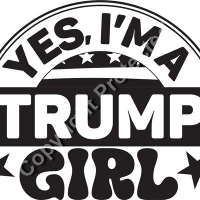 trump girl yes im a 2024 election graphic Thumbnail