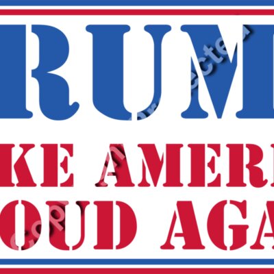trump make america proud again 2024 election themed design Thumbnail